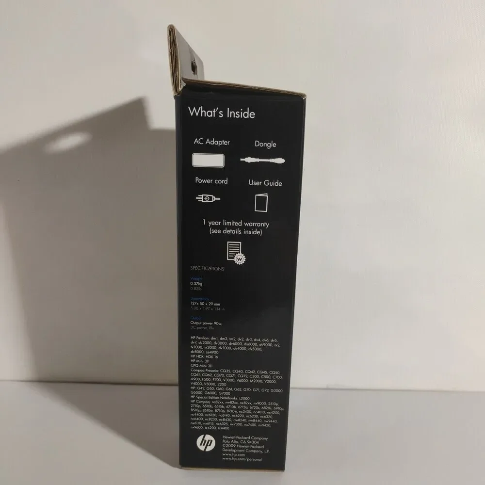 HP Notebook Smart Power Adapter - Black